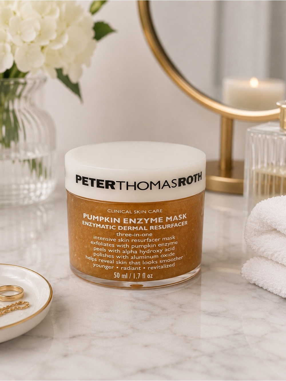 Peter Thomas Roth Pumpkin Enzyme Mask 1.7 oz AHA Exfoliating Face Mask